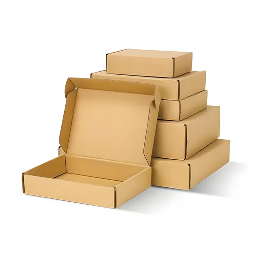 Corrugated Paper Recycled Materials Recyclable Minimalist Design Exquisite Storage Aircraft Box 