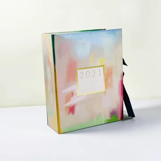 Cardboard Carton Hardcover Tube PU Leather Rigid Magnet Watch Shoes T