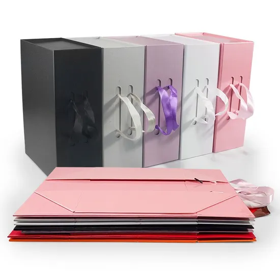 Custom Folding Gift Box Wedding Beautiful Clothing Shoes Cosmetics Packaging Box 